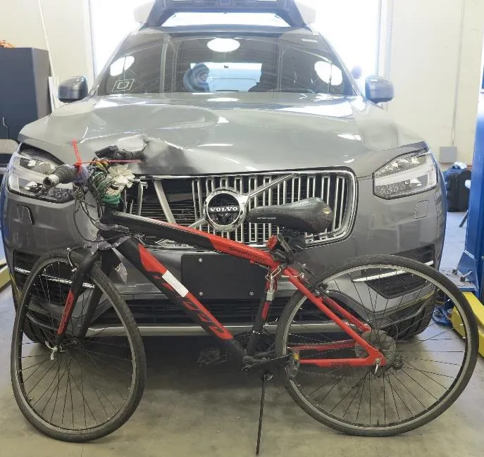Scene of the Autonomous Vehicle Incident in Arizona