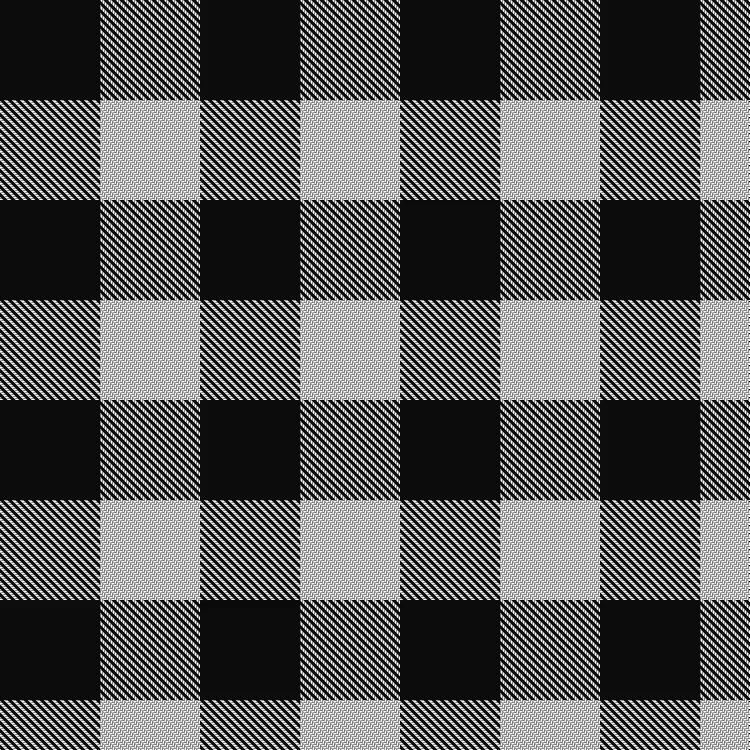 A black and white check