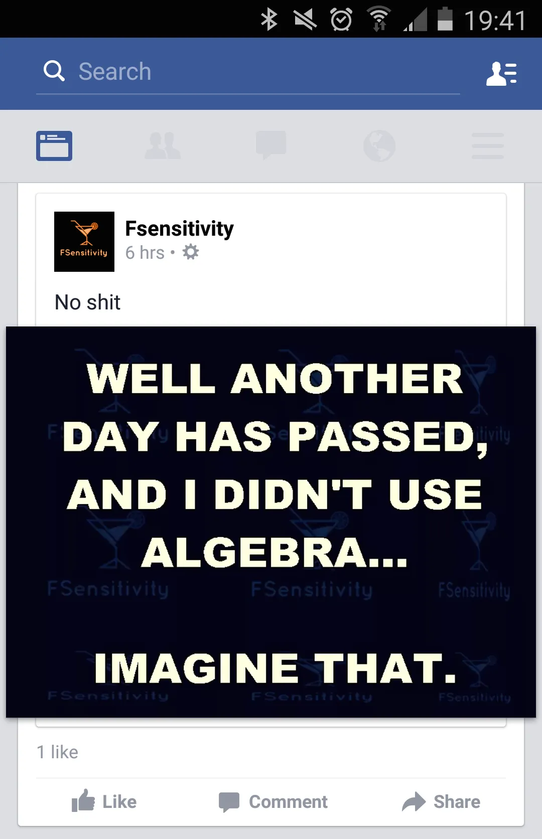 Well, now you're just embarrassing yourself